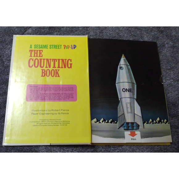 Vintage Sesame Street Pop-Up - The Counting Book. Paper Engineering by Ib Penick - Picture 2 of 8